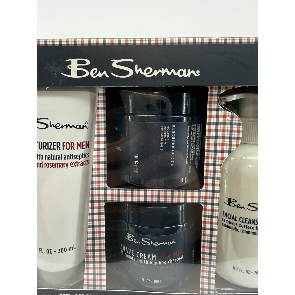 Ben Sherman Men's 6 Piece Ultimate Grooming Collection Gift Box Set New in Box - Picture 3 of 7